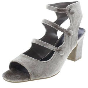 EUC Indigo Rd. Elita Velvet Strappy Heels